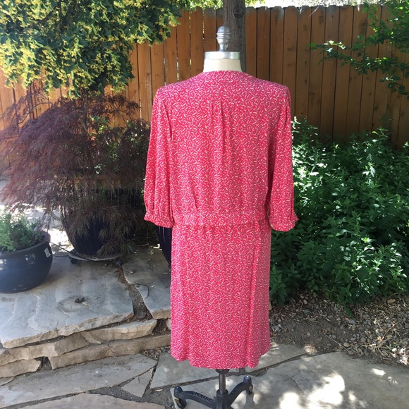 Two piece pink skirt and blouse set handmade - Picture 6 of 7